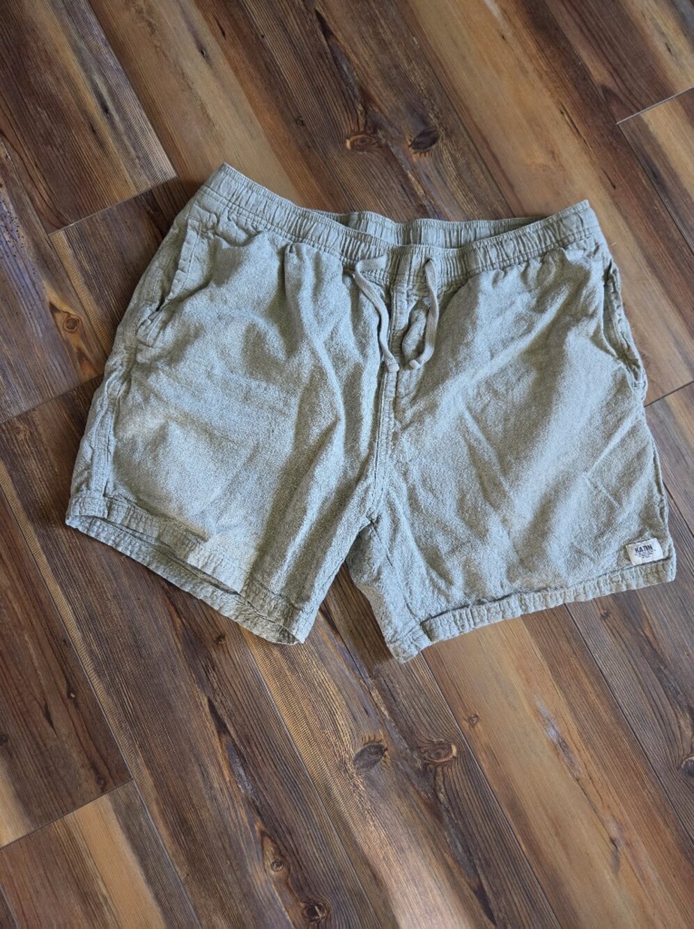 Katin Women's Olive Green Drawstring Athletic Shorts